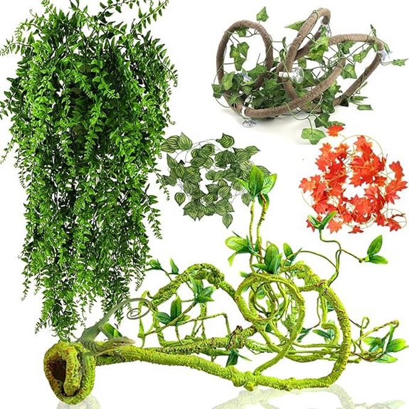 Grddaef Reptile Vines for Terrarium Decor