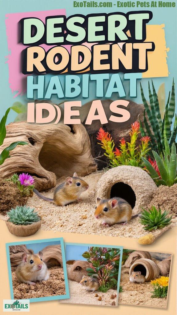 desert rodent habitat decor