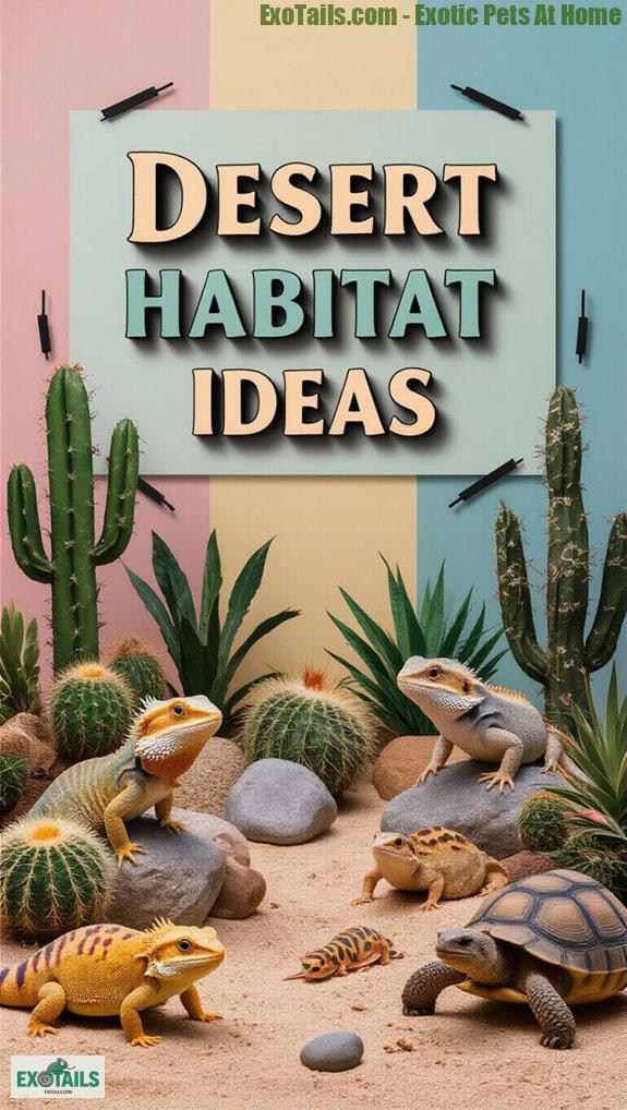 desert themed reptile room ideas