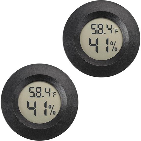 Mini Hygrometer Thermometer Digital Humidity Monitor (2 Pack)