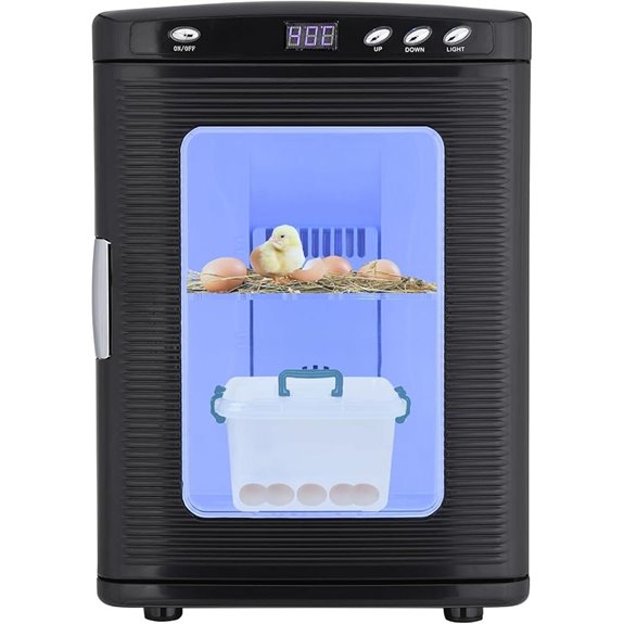 Egg Incubator 25L with Digital Temperature Control LCD Display