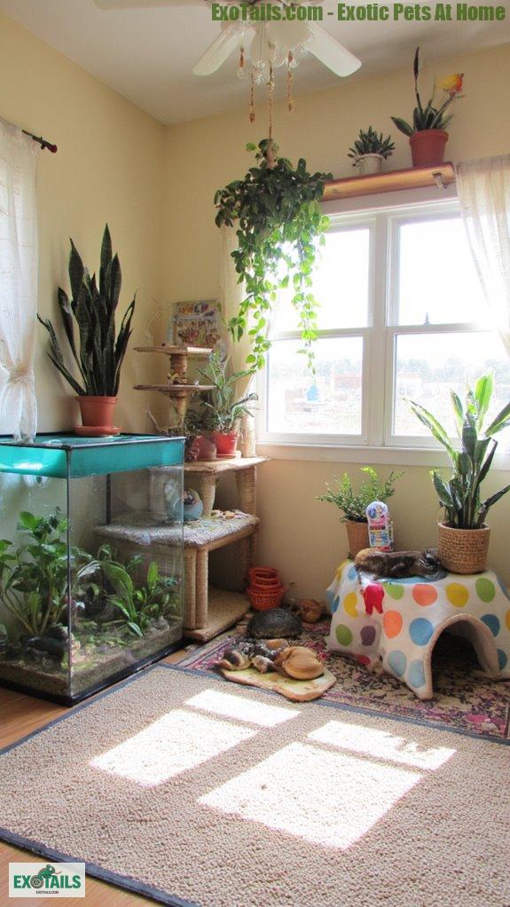 diverse pets harmonious home