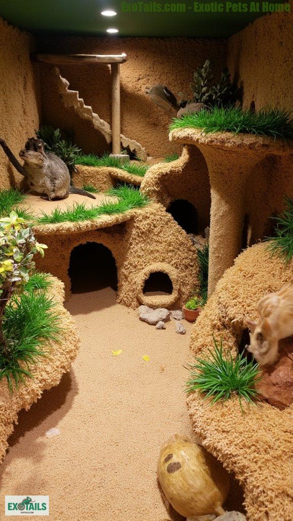 dynamic multi level pet enclosures