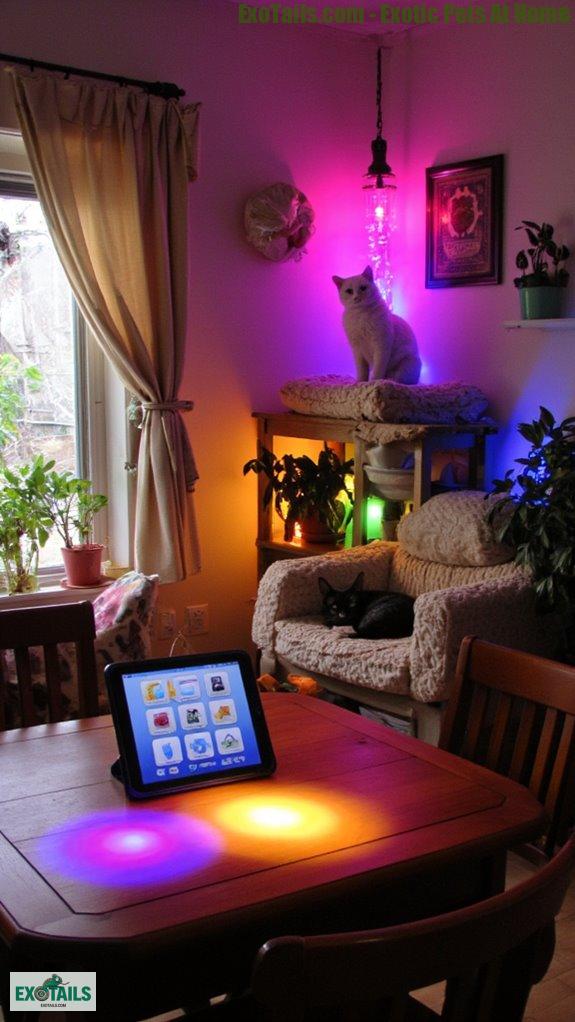 dynamic pet habitat lighting