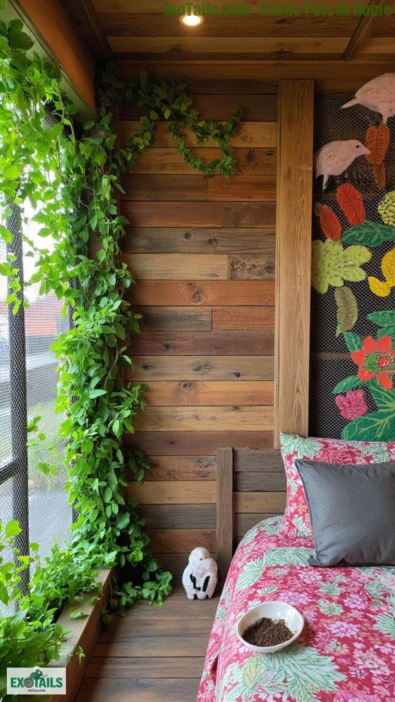 eco friendly aviary wall materials