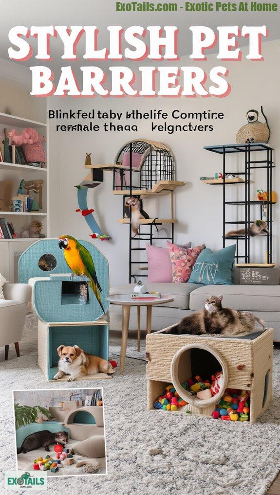 elegant home pet barriers