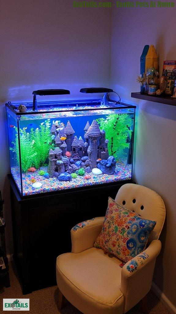 enchanting aquarium decorations await
