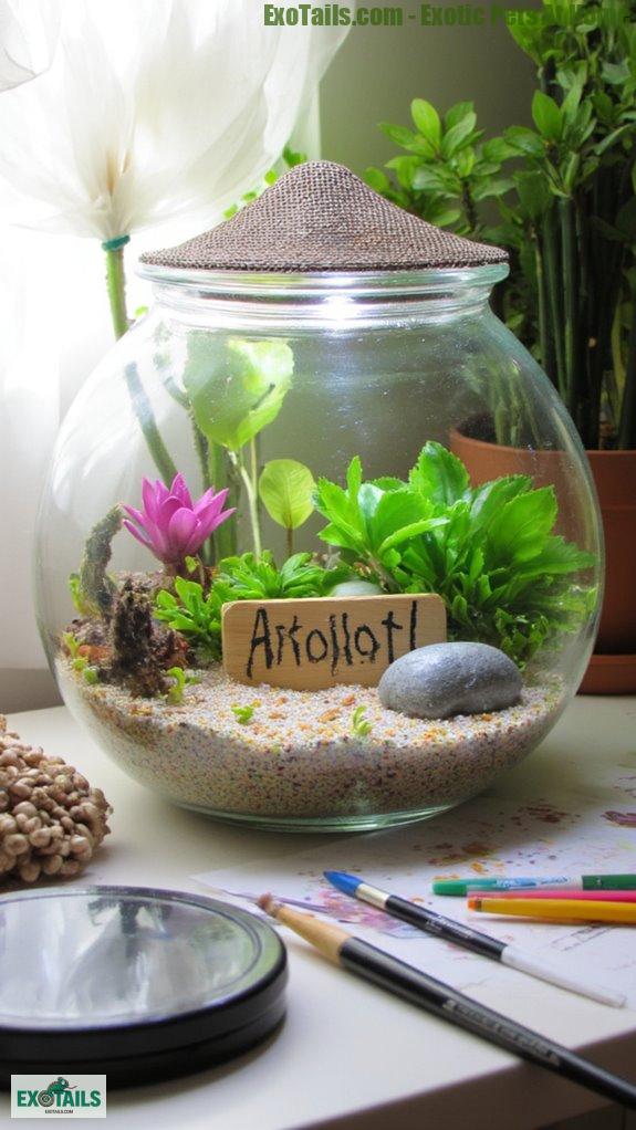 enchanting axolotl home care