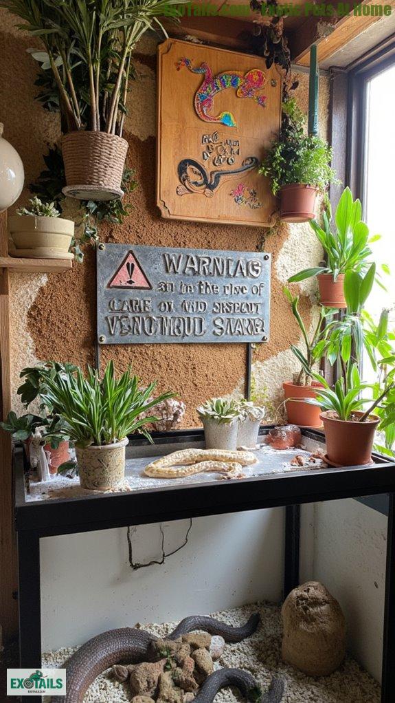 engaging reptile habitat signage