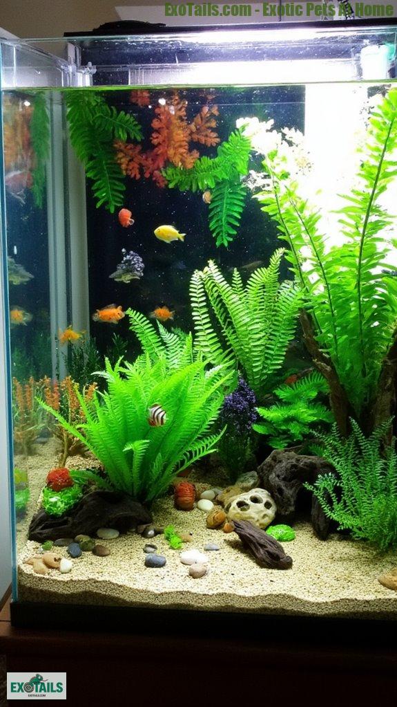 enhancing pet decor greenery