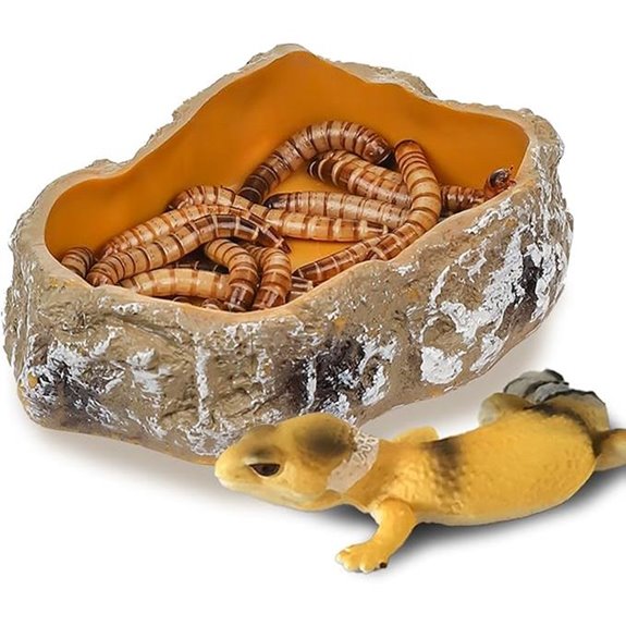 IBWell Reptile Food Dish – Escape Proof Bowl