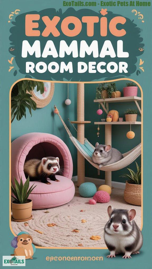 exotic mammal room designs