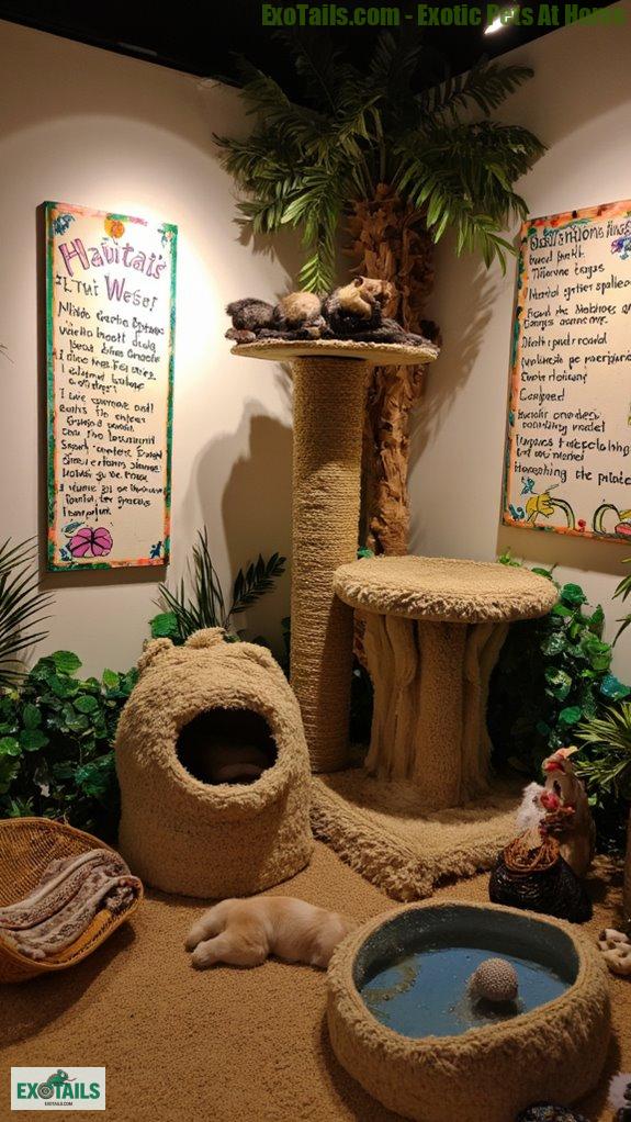 exotic pet habitat education