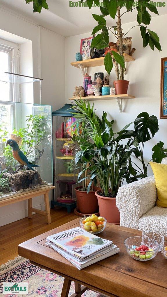 exotic pets organized habitats