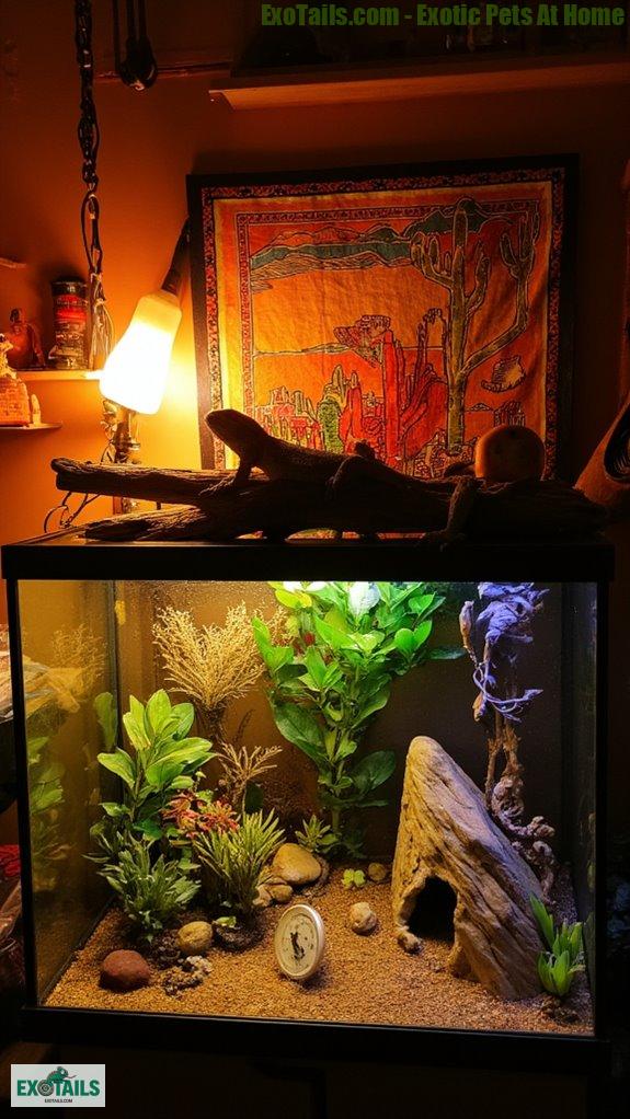 exotic reptile habitat enrichment