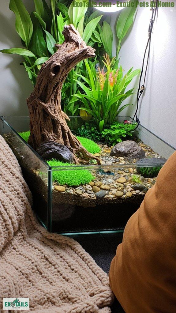 faux driftwood aquatic decor