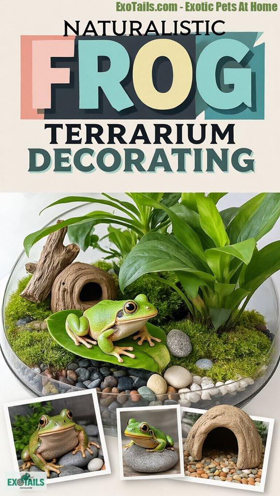 frog terrarium decoration tips