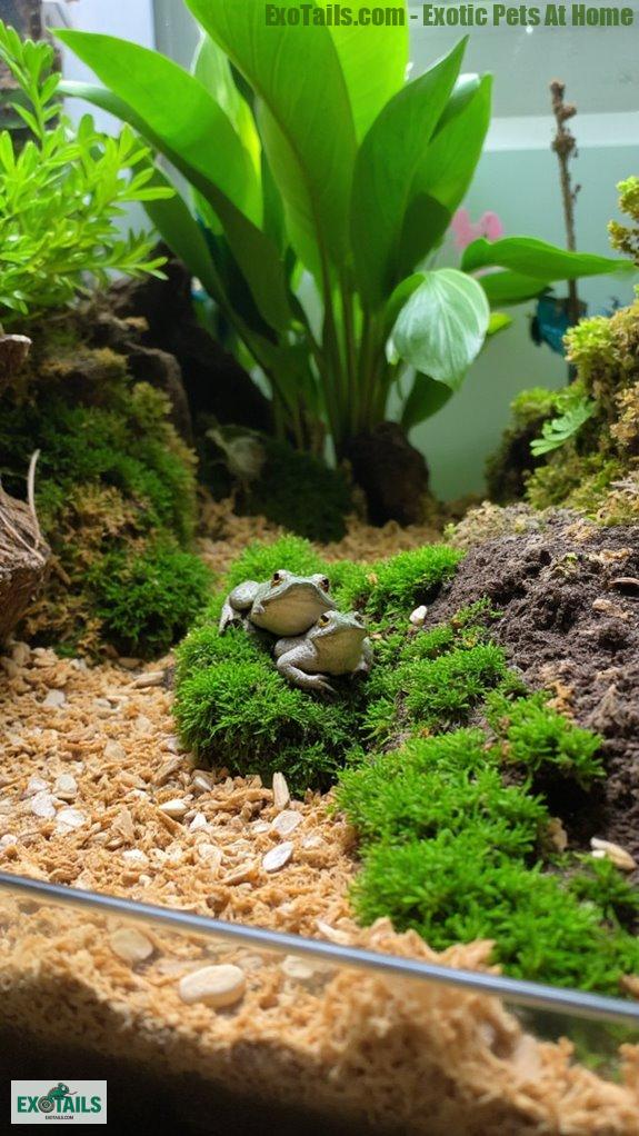 frog terrarium substrate options