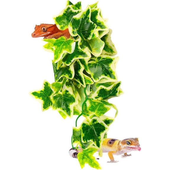 Reptile Terrarium Hanging Plants for Enclosures
