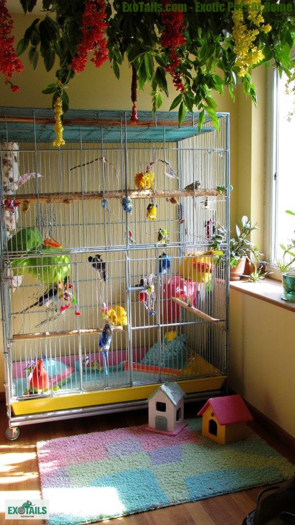 harmonious aviary environment essentials