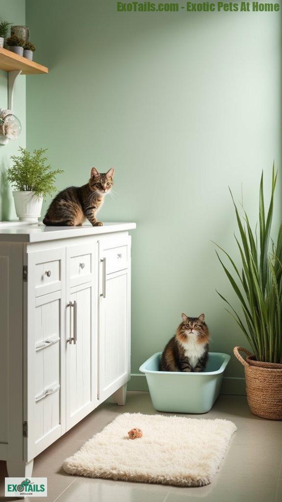 harmonious bathroom color palette