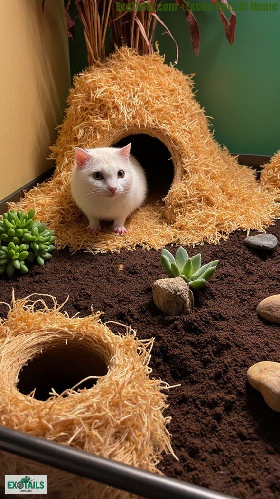 ideal burrowing substrate mixture