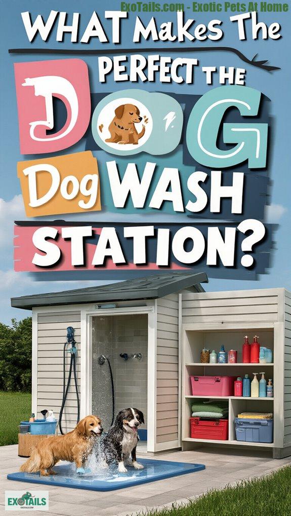 ideal dog washing setup