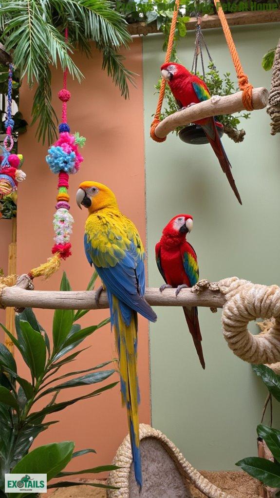 indoor aviary play essentials