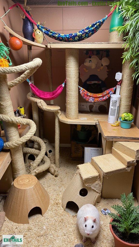 interactive playtime for rodents