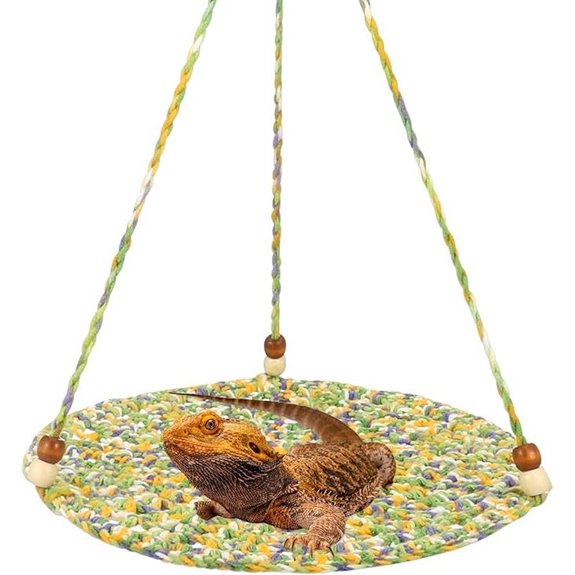 Bearded Dragon Bed: Large Reptile Hammock for Cage