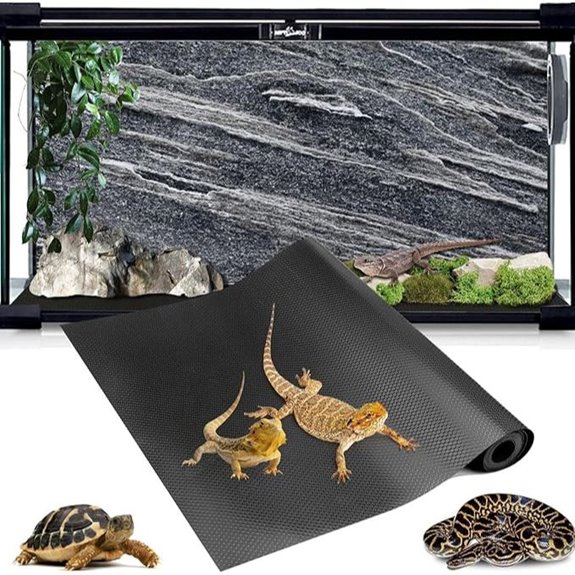 120 Gallon Reptile Terrarium Mat Liner (96 x 24)