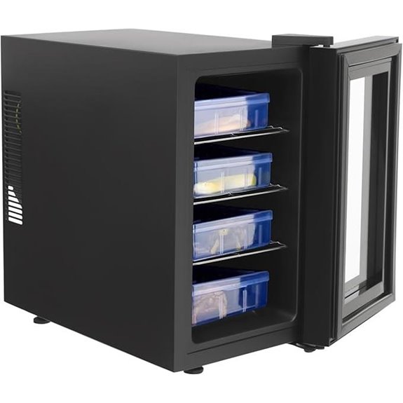 Reptile Incubator with LED Display and Shelves