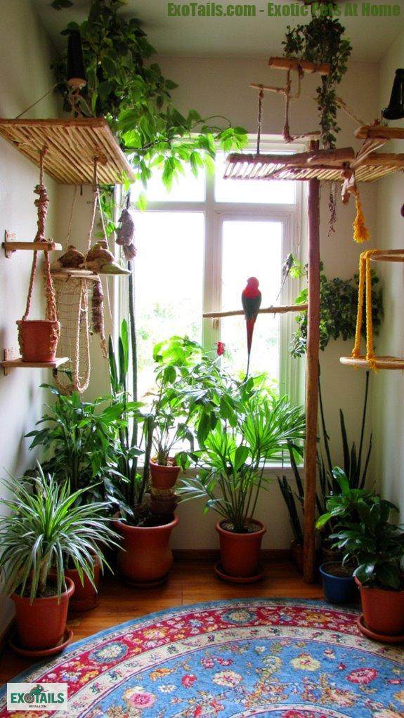 luxury habitats for birds