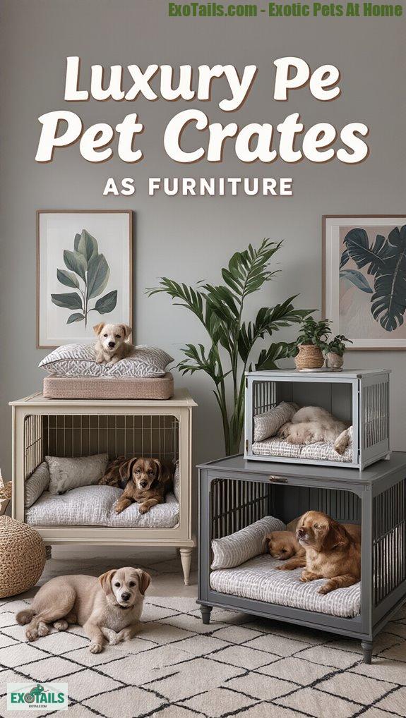 luxury pet crates furniture