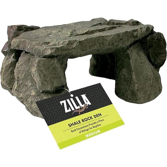 Zilla Reptile Terrarium Shale Rock Den Decor (Medium)