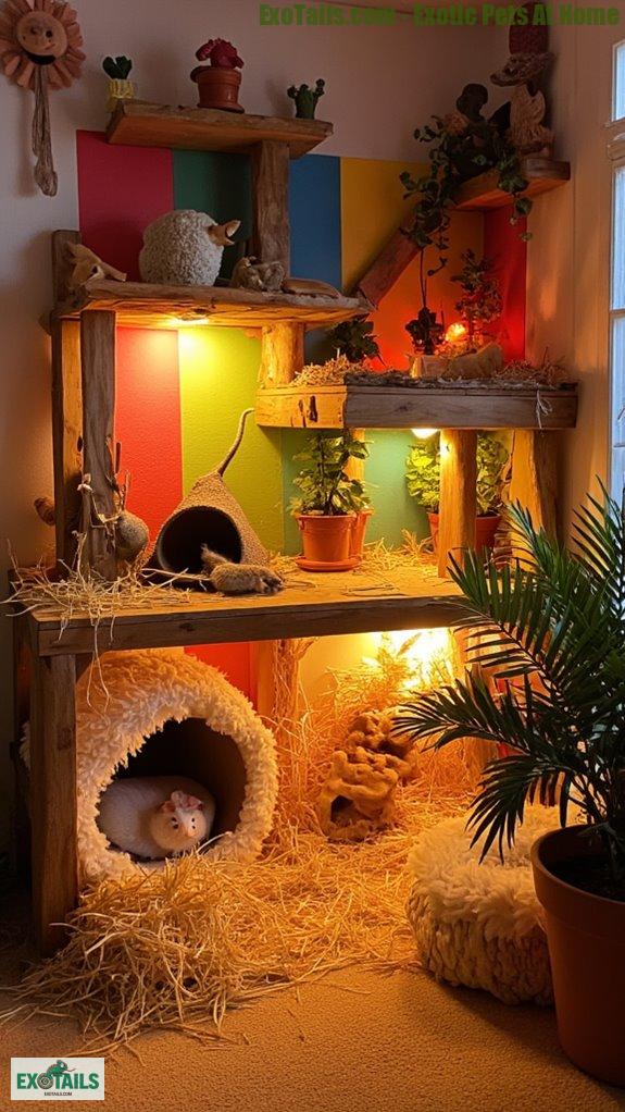 multi level pet habitats designed