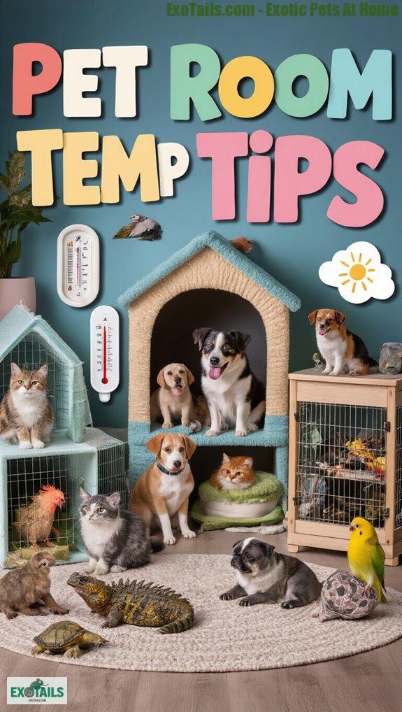 multi species pet room temperature