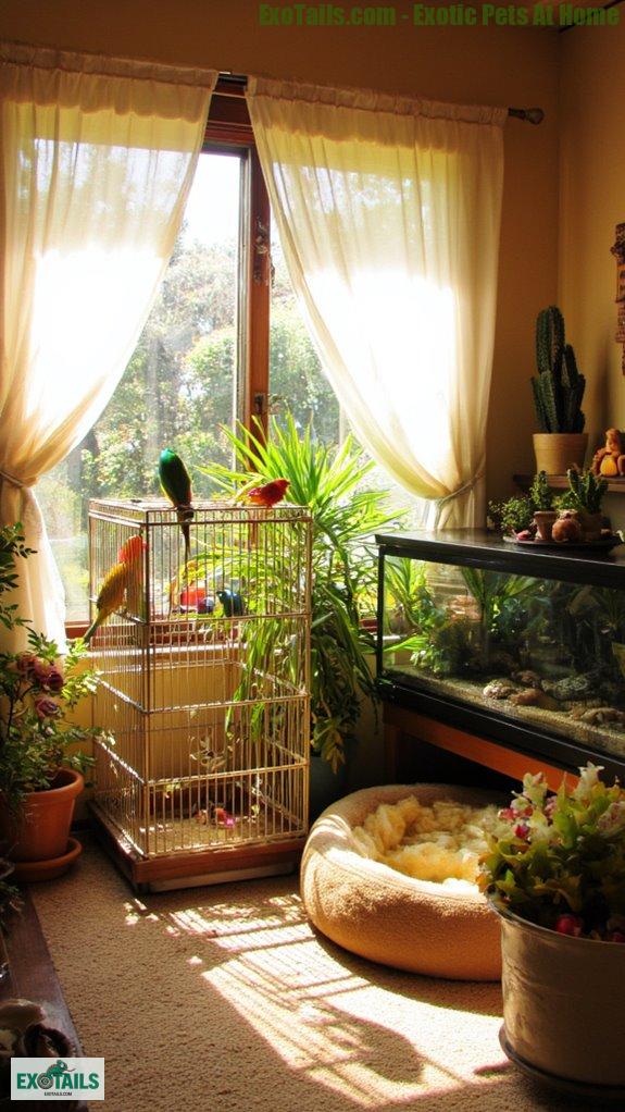 natural light benefits pets