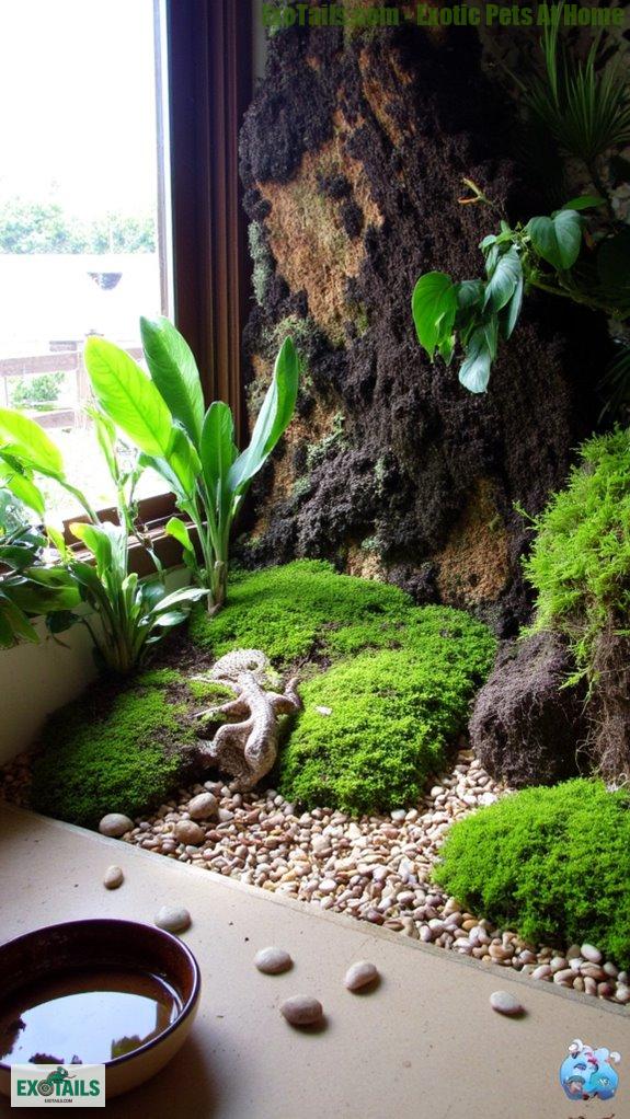 naturalistic terrarium background materials