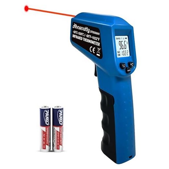 Infrared Thermometer Gun: Non-Contact Digital Laser Temperature Gauge