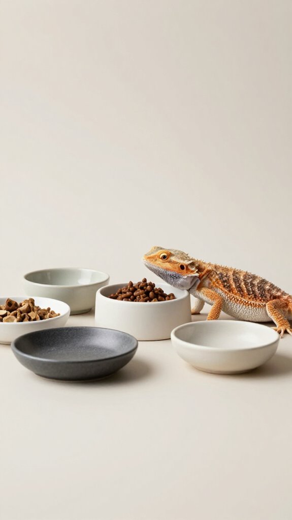optimal bearded dragon feeding dishes