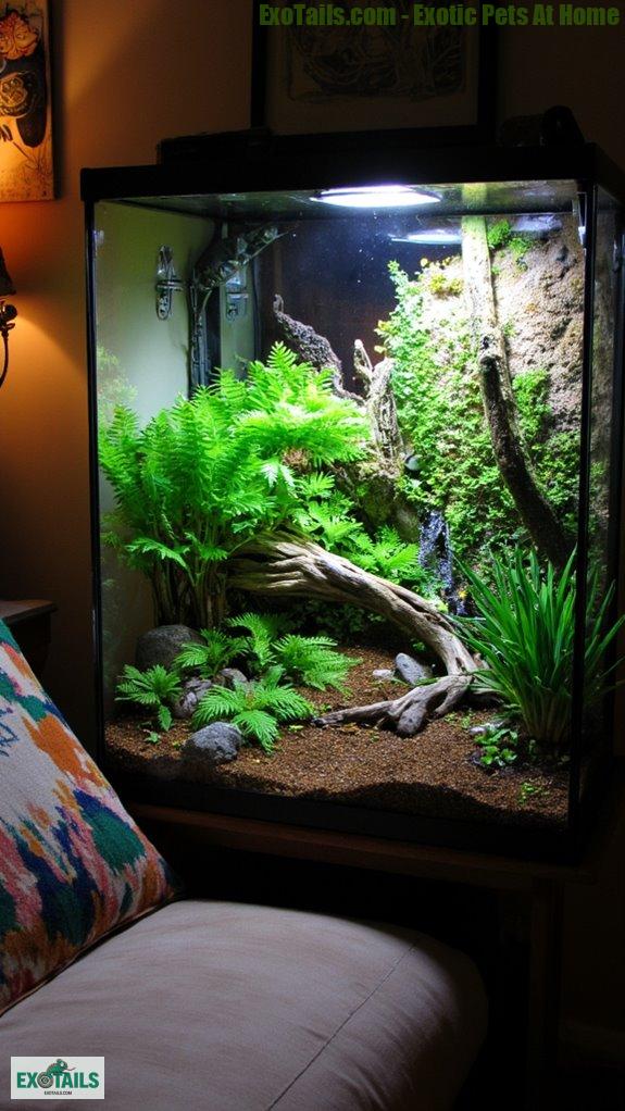 optimal lighting for reptiles