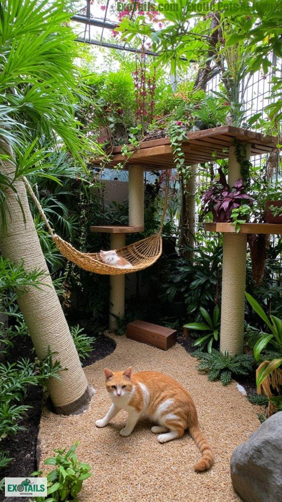 outdoor jungle pet enclosures