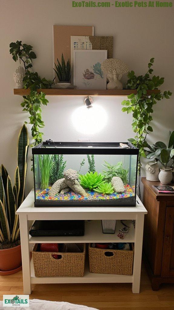 perfect axolotl habitat setup