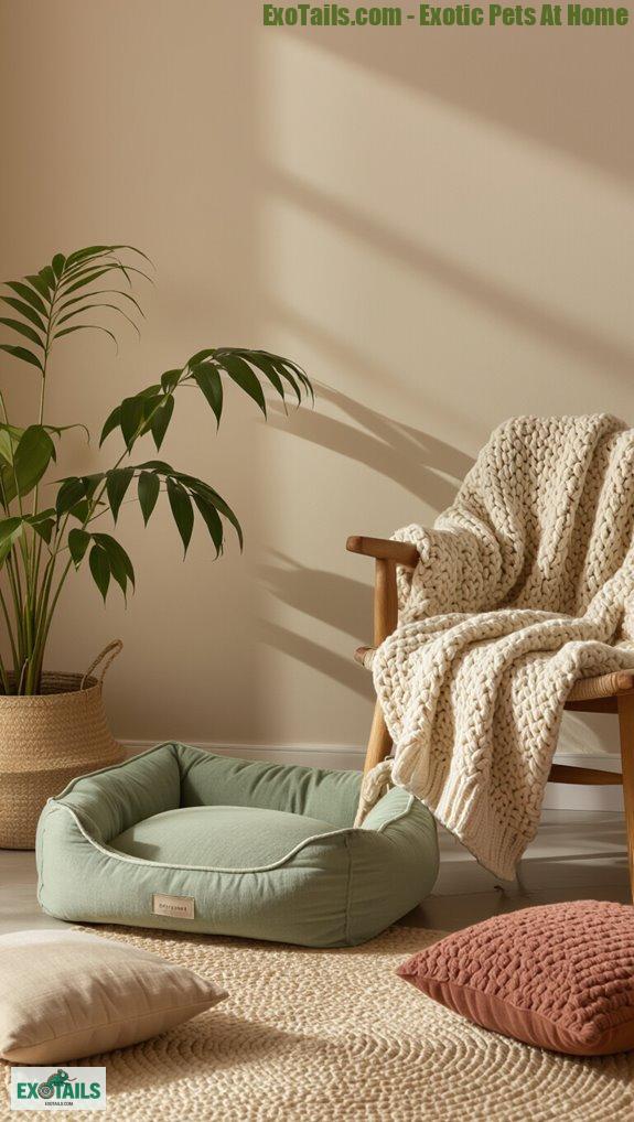 pet bed color harmony