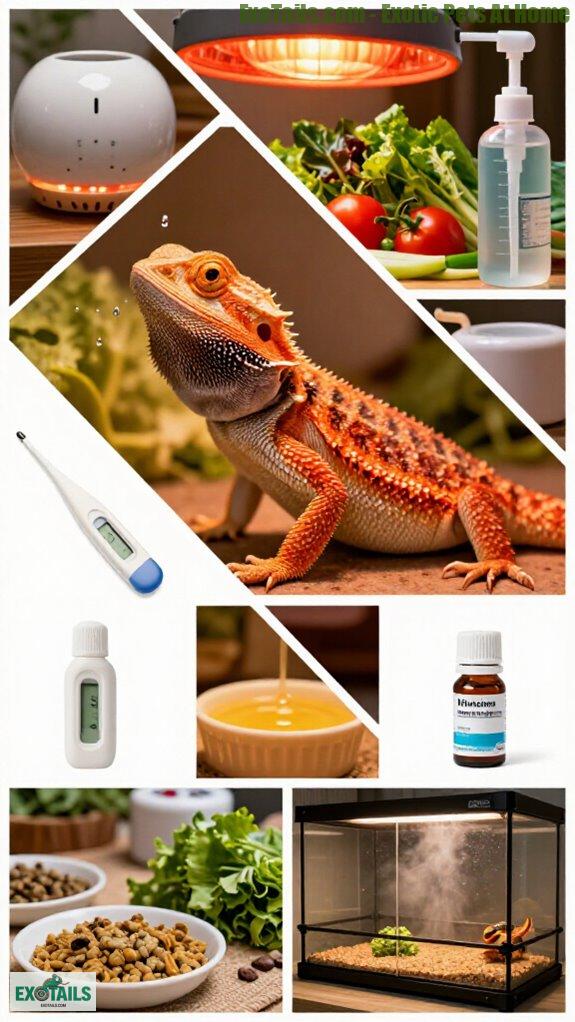 pet dragons respiratory symptoms
