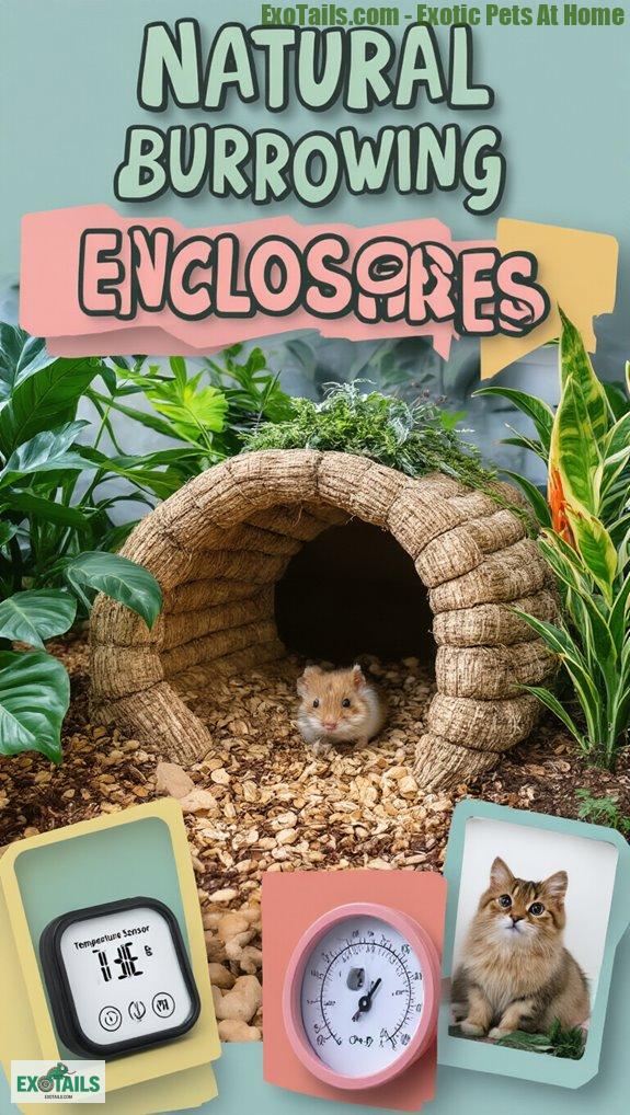 pet friendly burrowing habitats