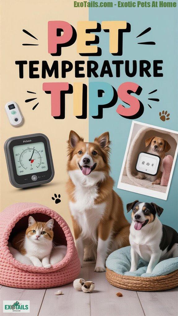 pet habitat temperature tips