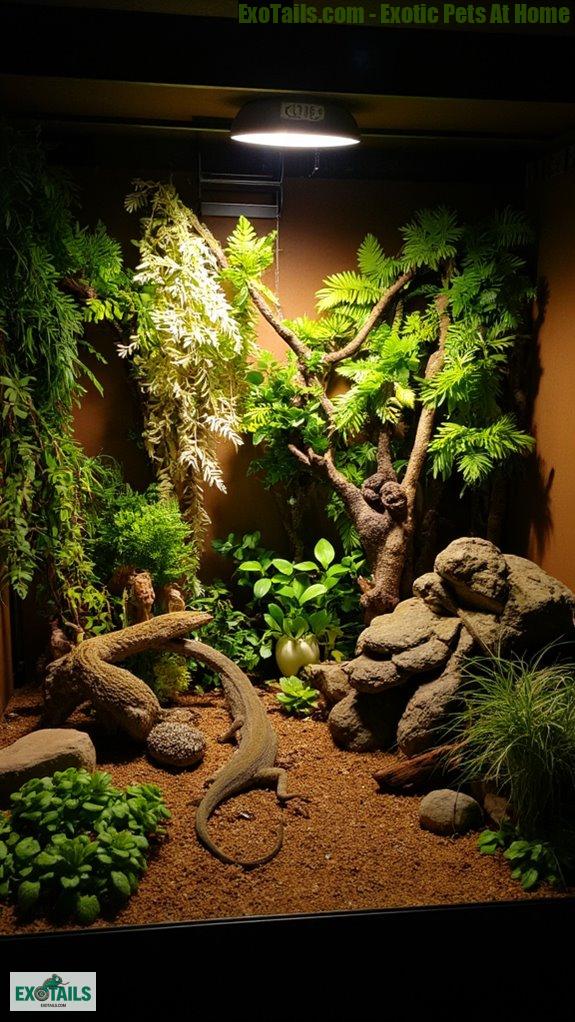 proper lighting for reptiles