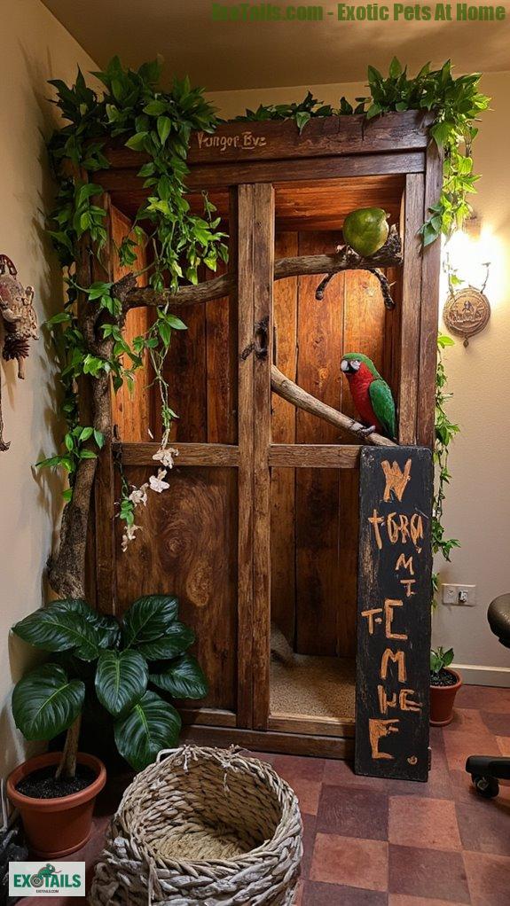 reclaimed wood for enclosures